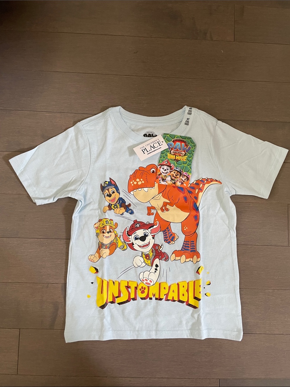 The Children's Place Light Blue PAW Patrol "Unstoppable" Dino Movie Tee